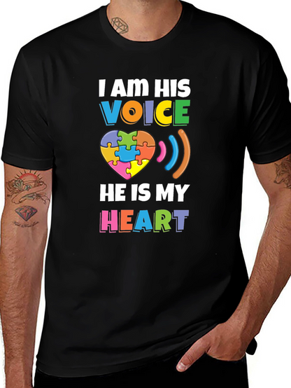 Autism Awareness T-Shirt - I am His Voice