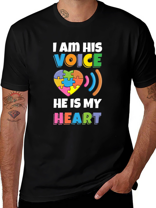 Autism Awareness T-Shirt - I am His Voice