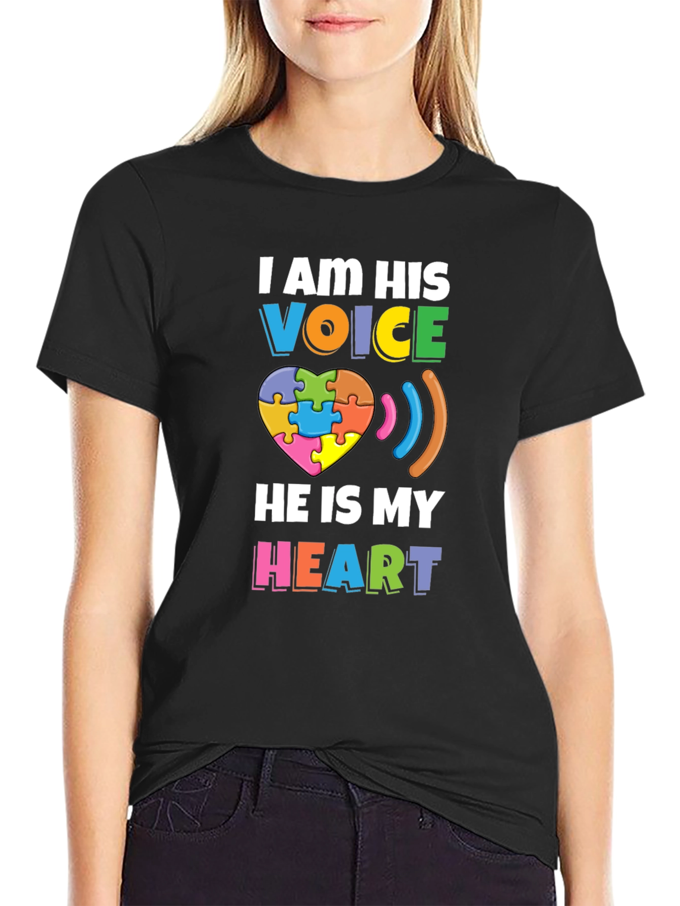 Autism Awareness T-Shirt - I am His Voice