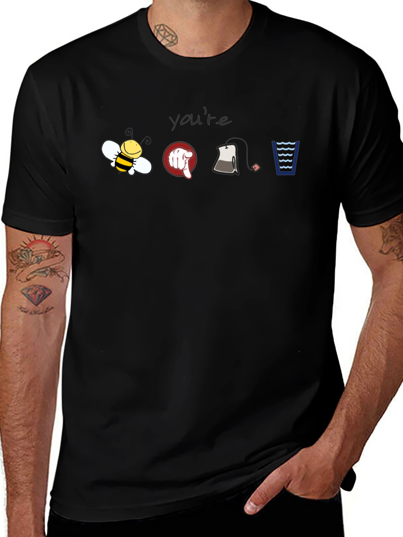 Youre Bee Point Tea Waves T-Shirt