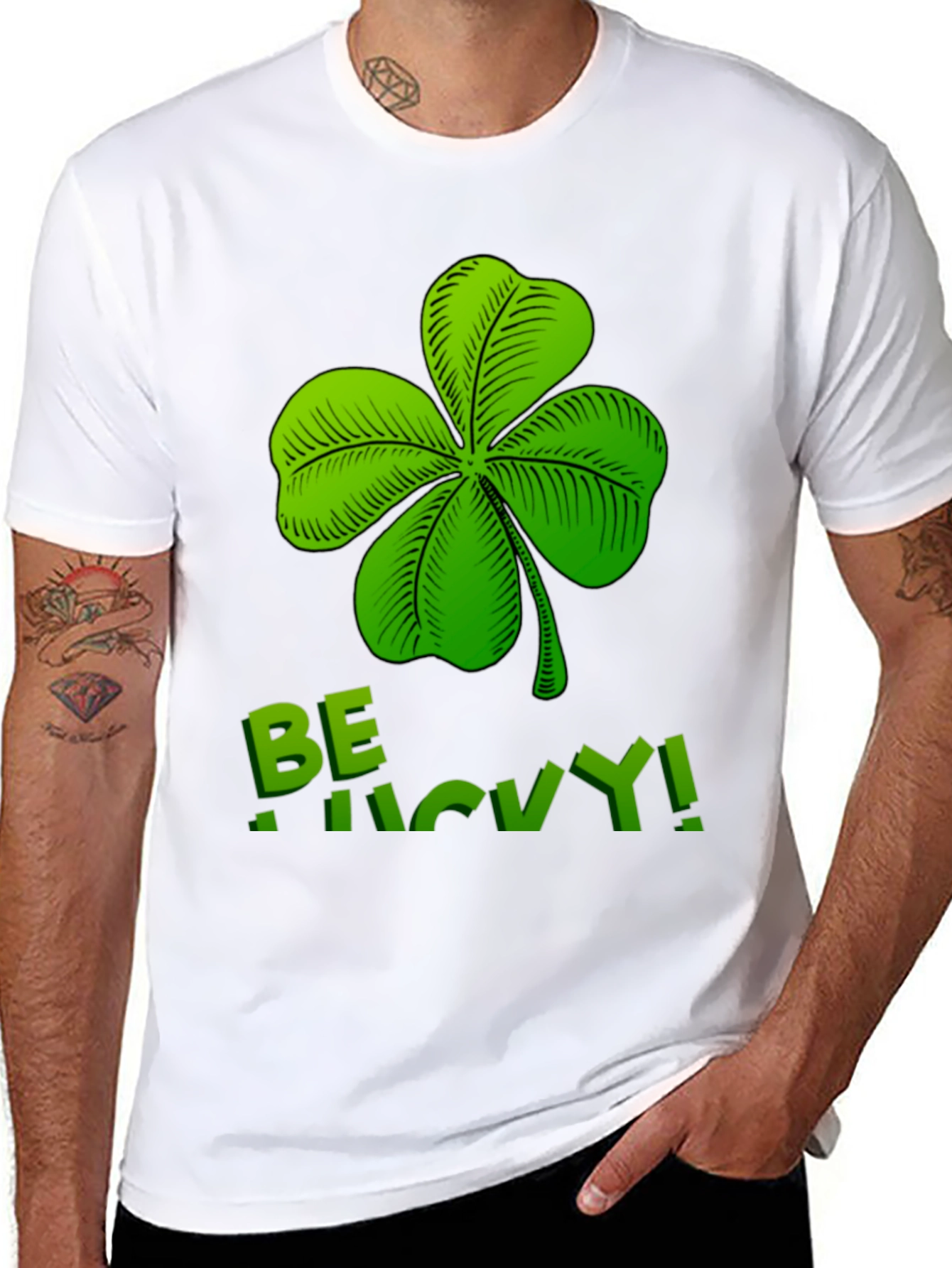 Lucky Clover Graphic Tee - St. Patricks Day Shirt
