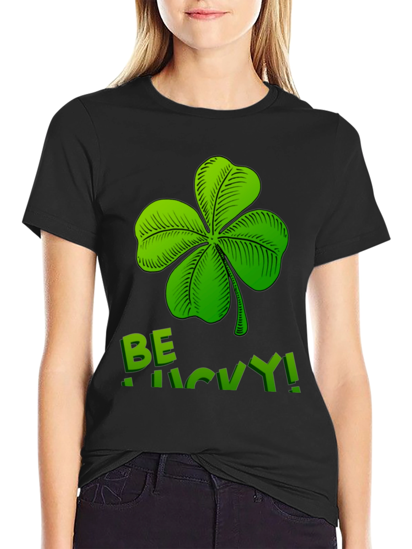 Lucky Clover Graphic Tee - St. Patricks Day Shirt