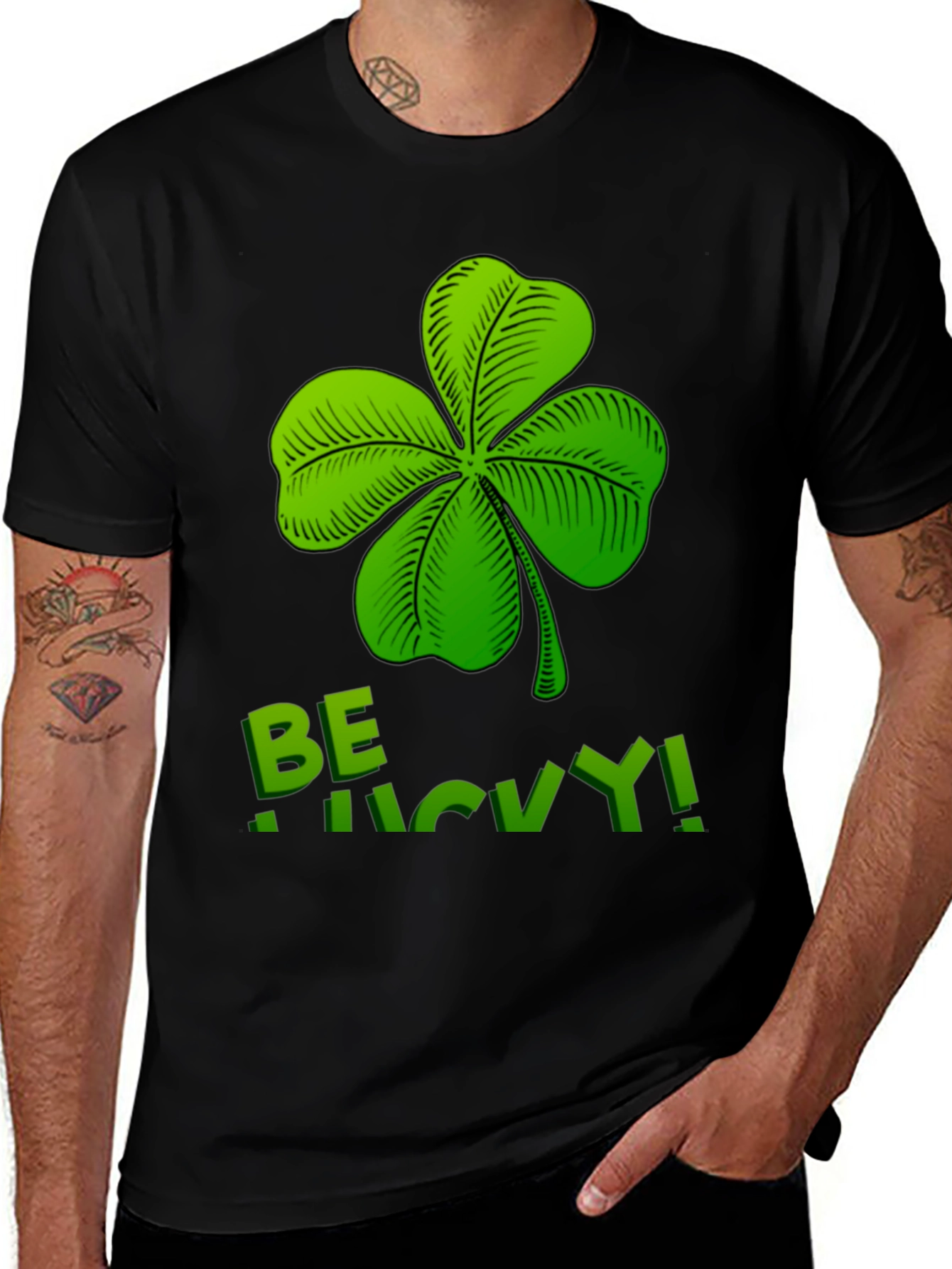 Lucky Clover Graphic Tee - St. Patricks Day Shirt