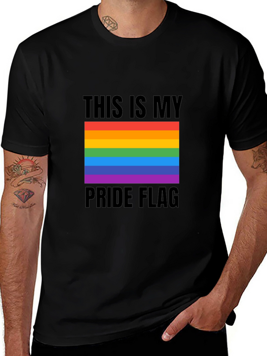 Pride Flag T-Shirt - LGBTQ+ Rainbow Tee