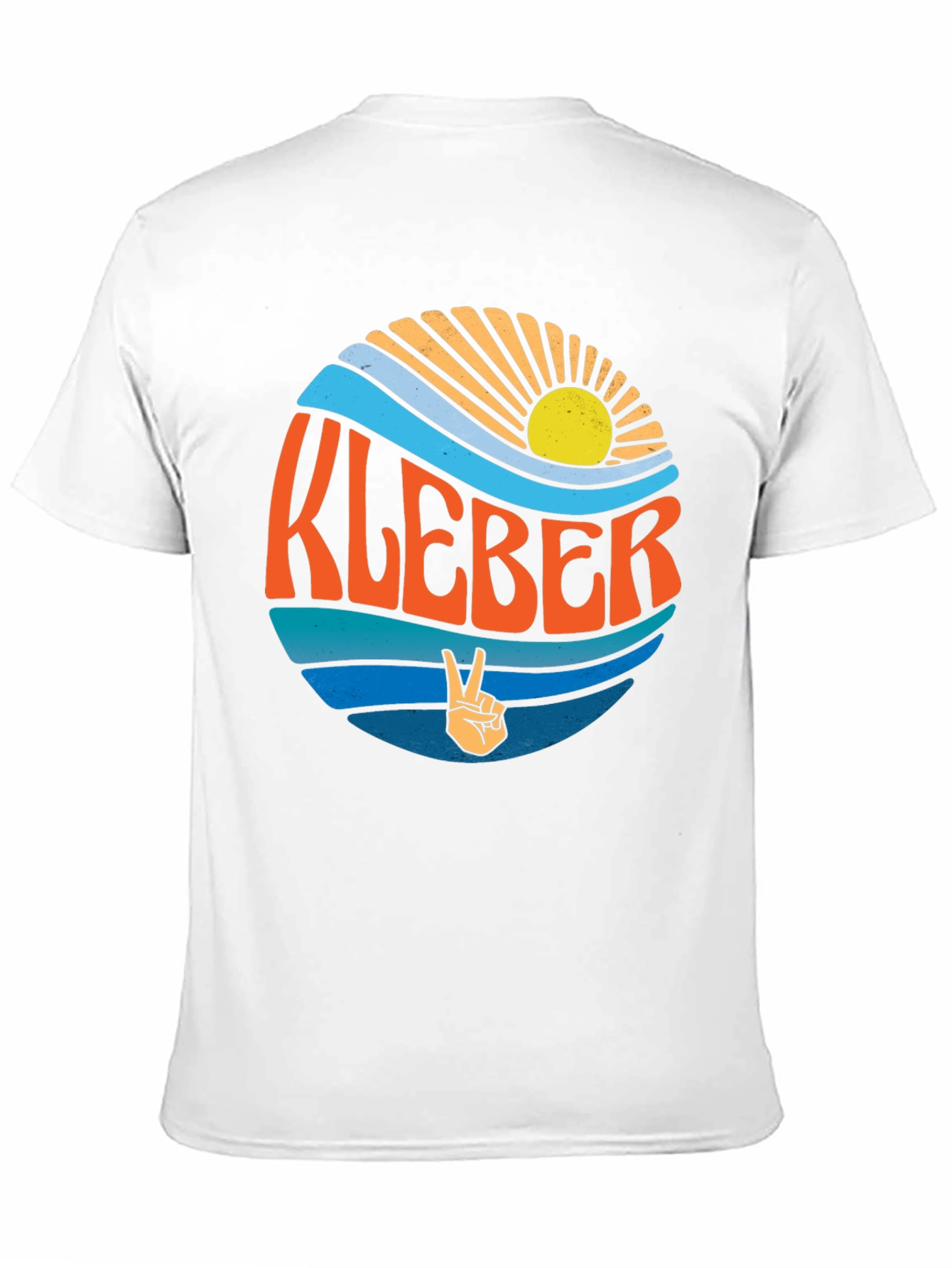 KLEBER Retro Graphic T-Shirt - Peace Sign
