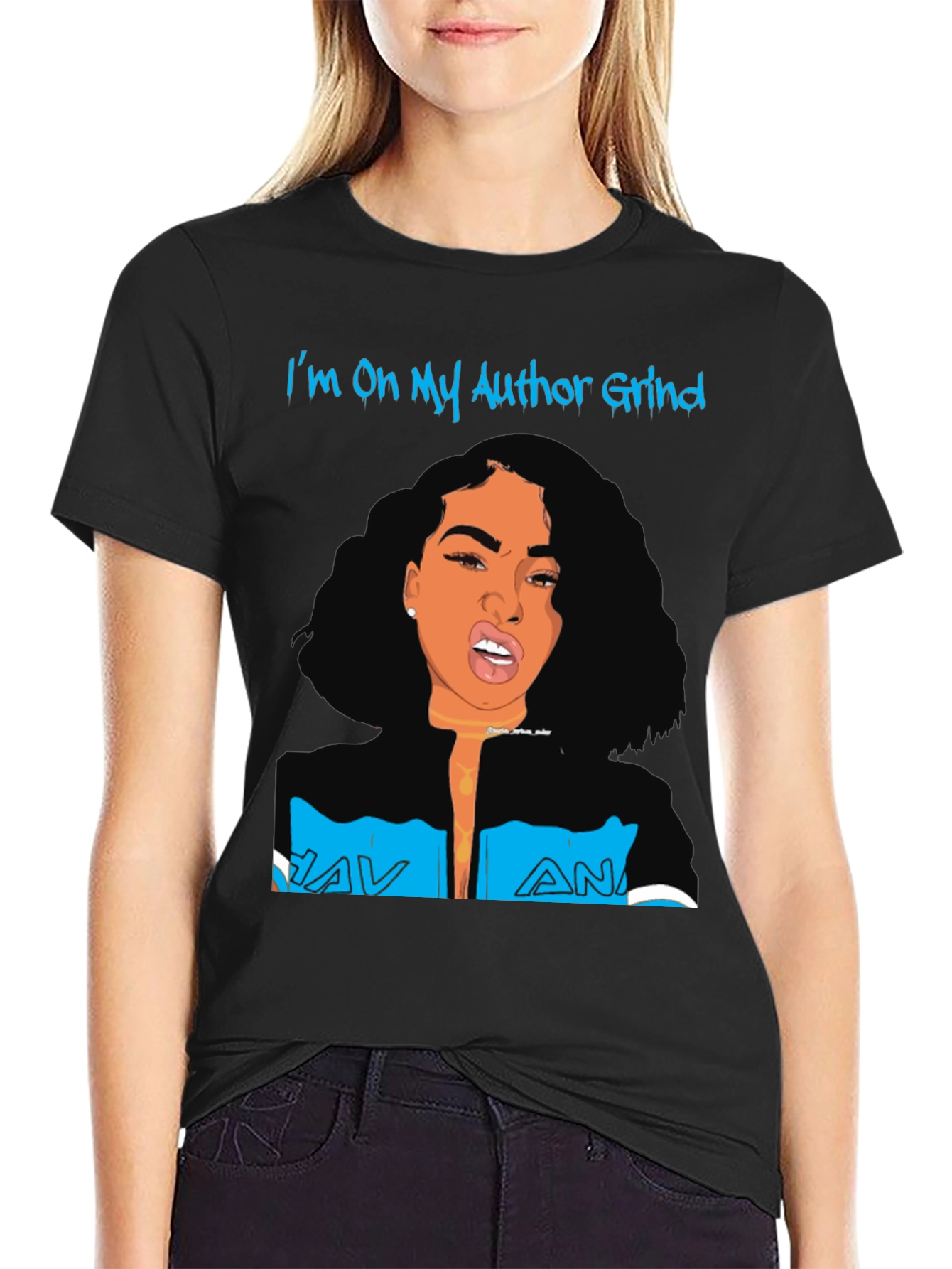 Author Grind Graphic Tee - Unisex Black T-Shirt