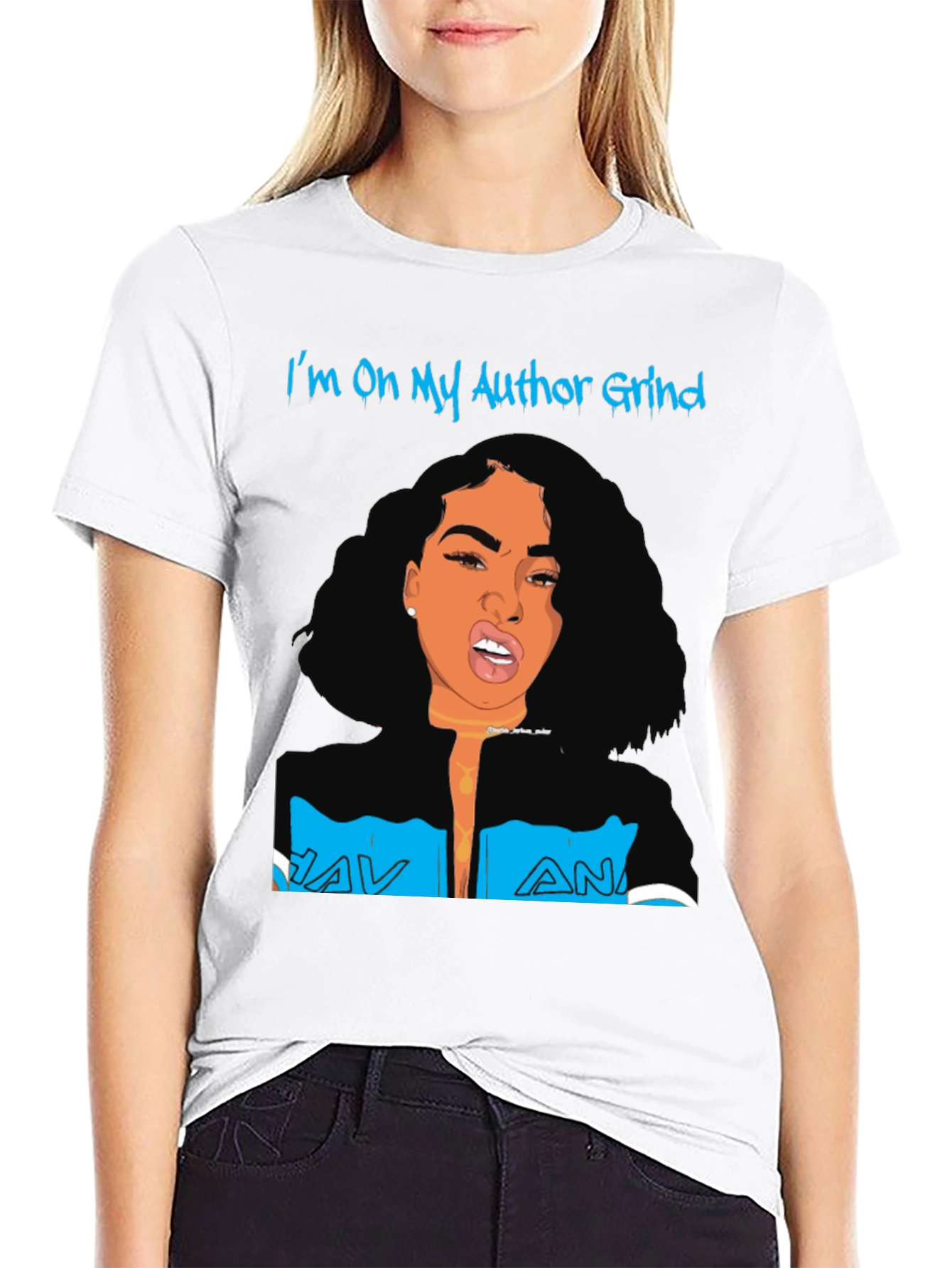 Author Grind Graphic Tee - Unisex Black T-Shirt