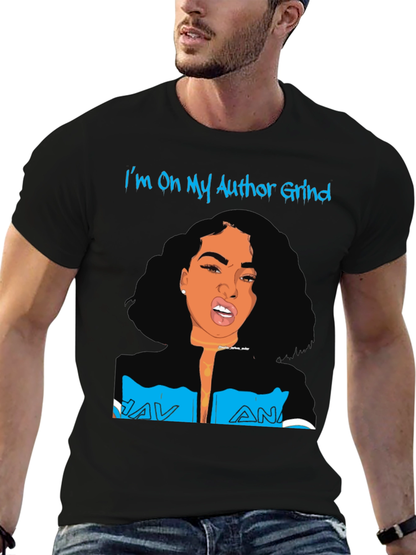 Author Grind Graphic Tee - Unisex Black T-Shirt