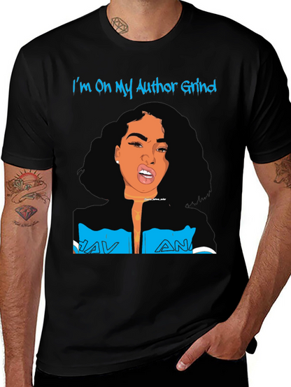 Author Grind Graphic Tee - Unisex Black T-Shirt