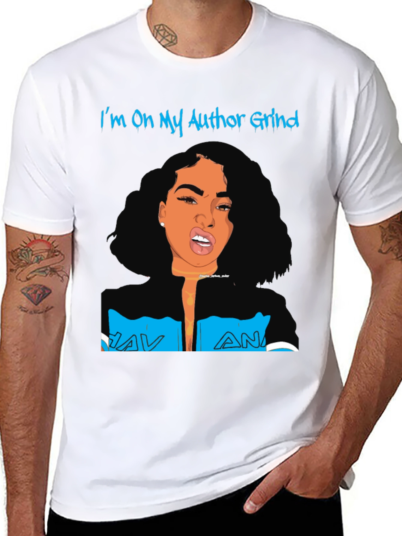 Author Grind Graphic Tee - Unisex Black T-Shirt