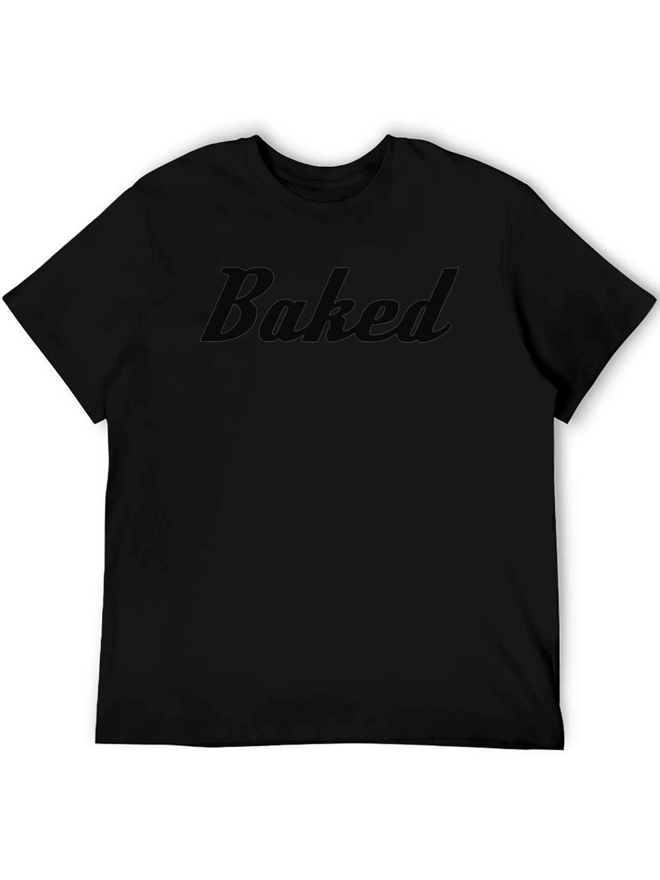Baked Black T-Shirt | Casual Cotton Tee