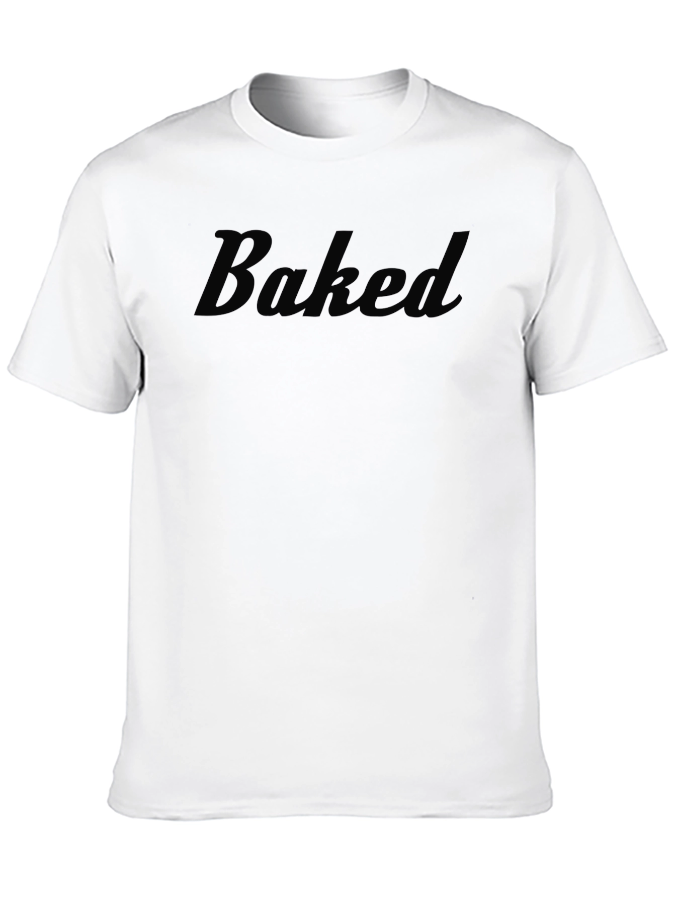 Baked Black T-Shirt | Casual Cotton Tee
