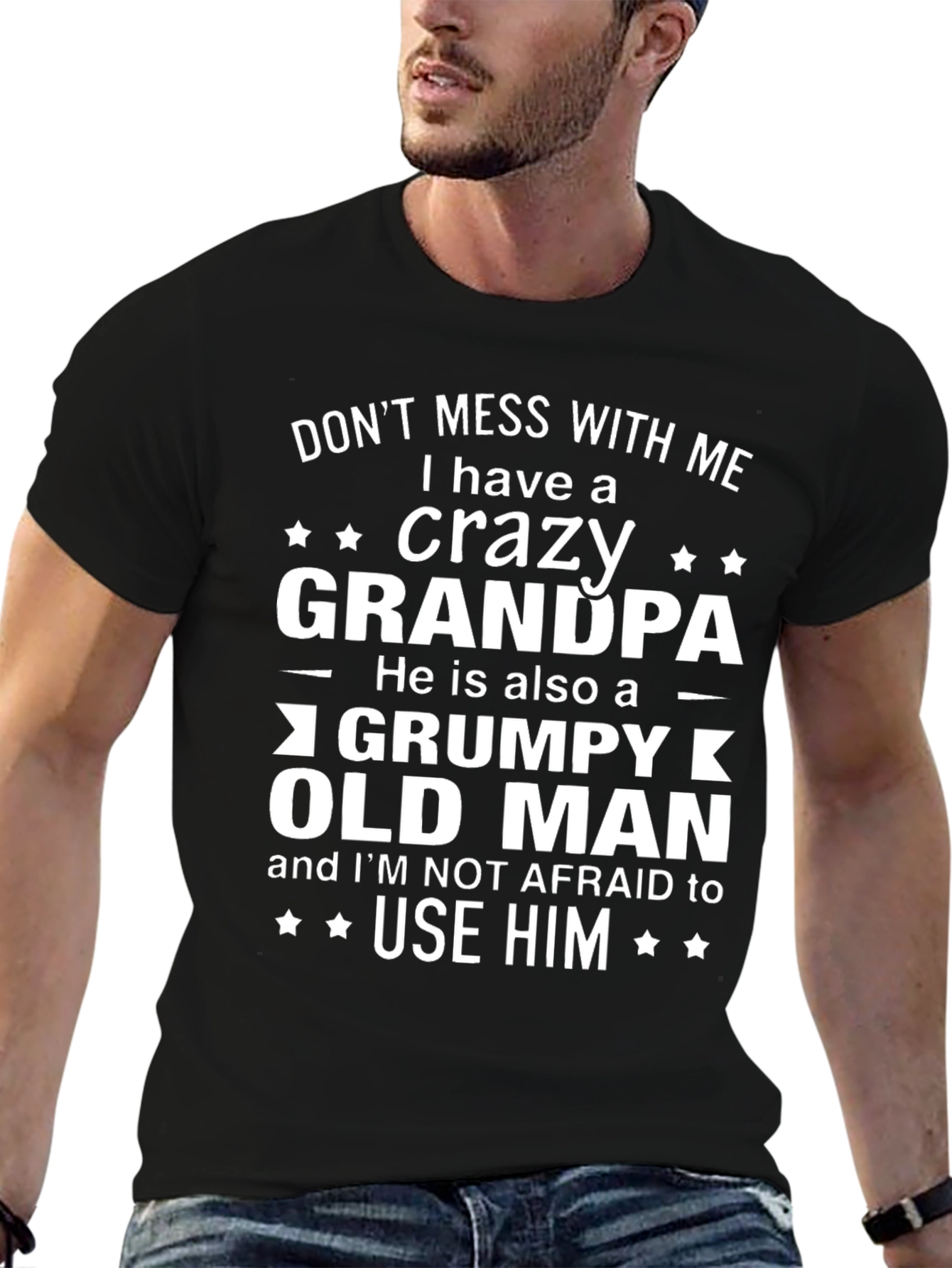 Crazy Grandpa Grumpy Old Man T-Shirt