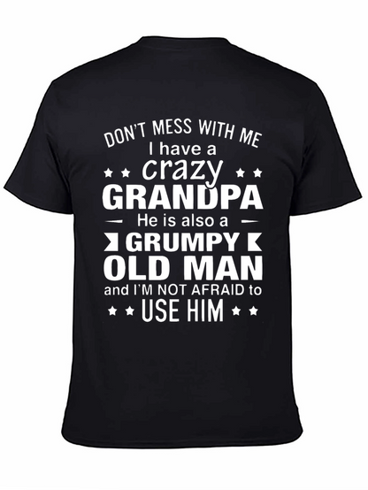 Crazy Grandpa Grumpy Old Man T-Shirt