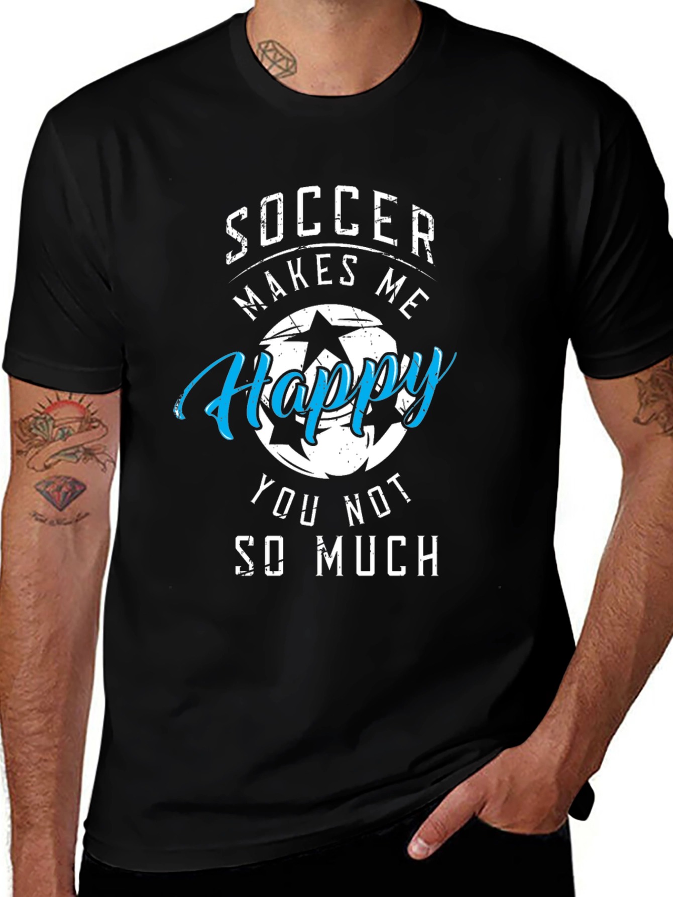 Soccer Makes Me Happy T-Shirt