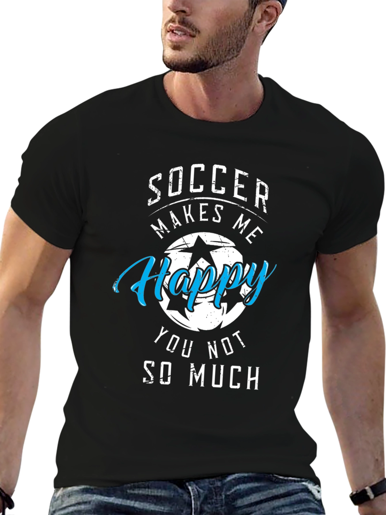 Soccer Makes Me Happy T-Shirt