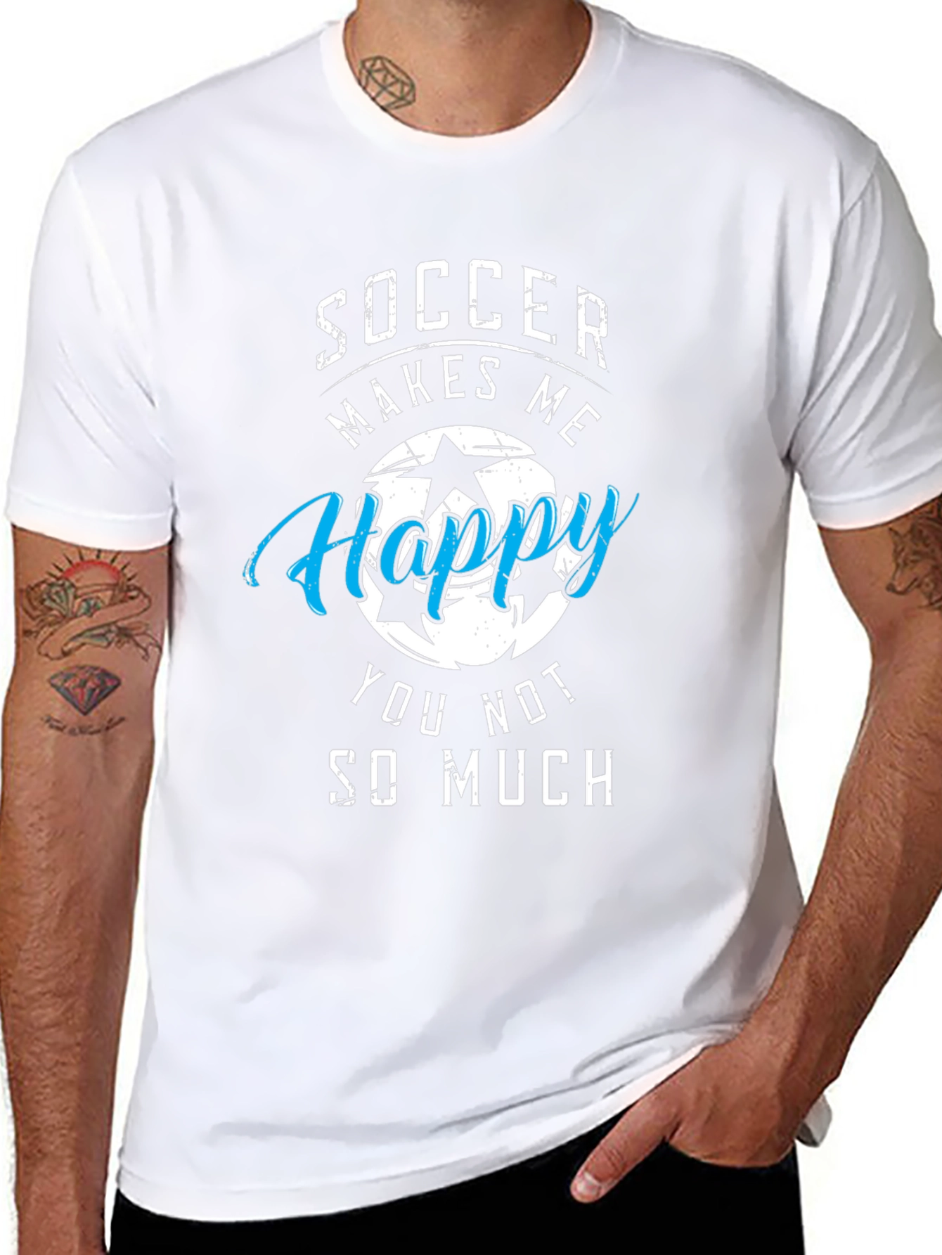 Soccer Makes Me Happy T-Shirt
