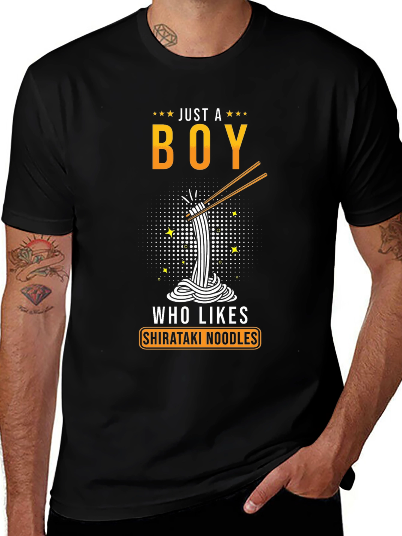 Boy Who Likes Shirataki Noodles T-Shirt
