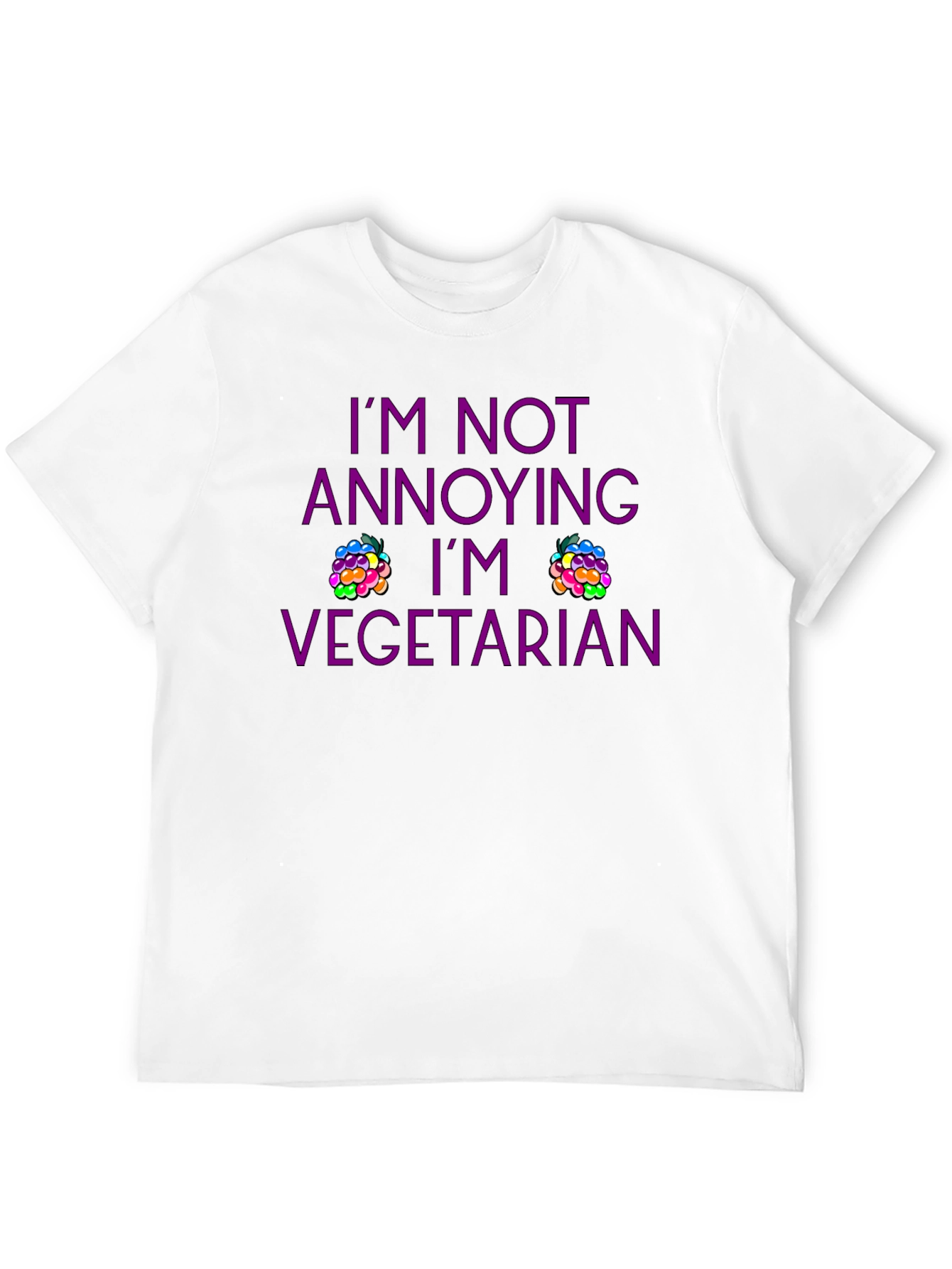 Vegetarian T-Shirt - Funny Slogan Tee