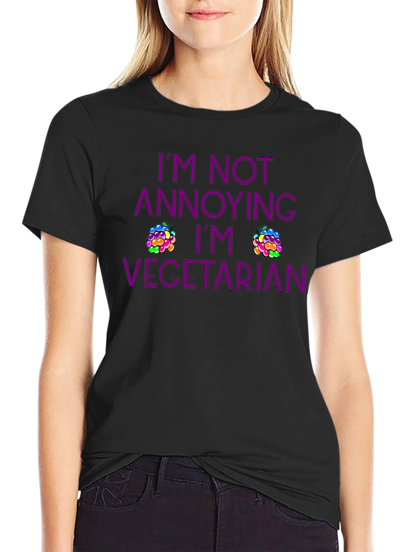 Vegetarian T-Shirt - Funny Slogan Tee