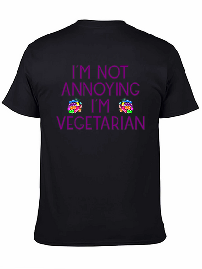 Vegetarian T-Shirt - Funny Slogan Tee