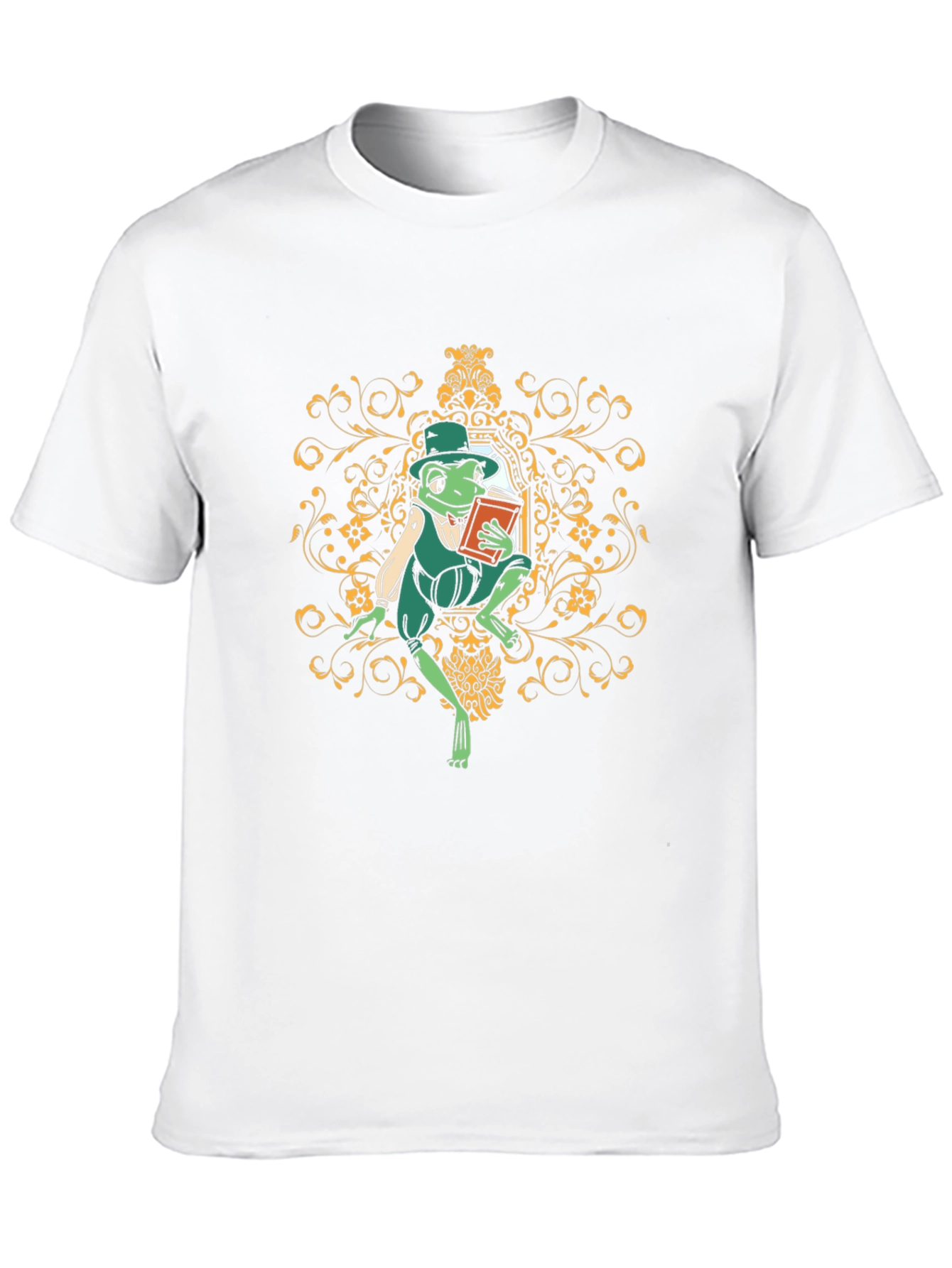 Frog Reader Graphic T-Shirt