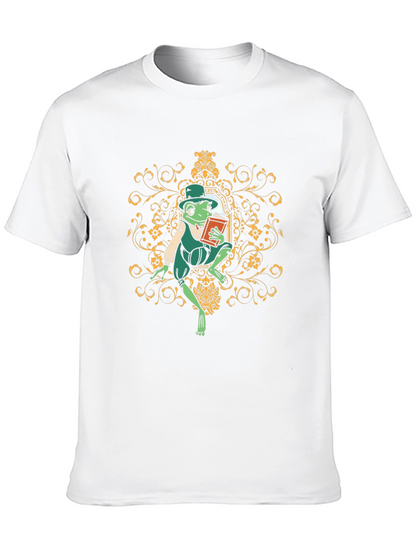 Frog Reader Graphic T-Shirt