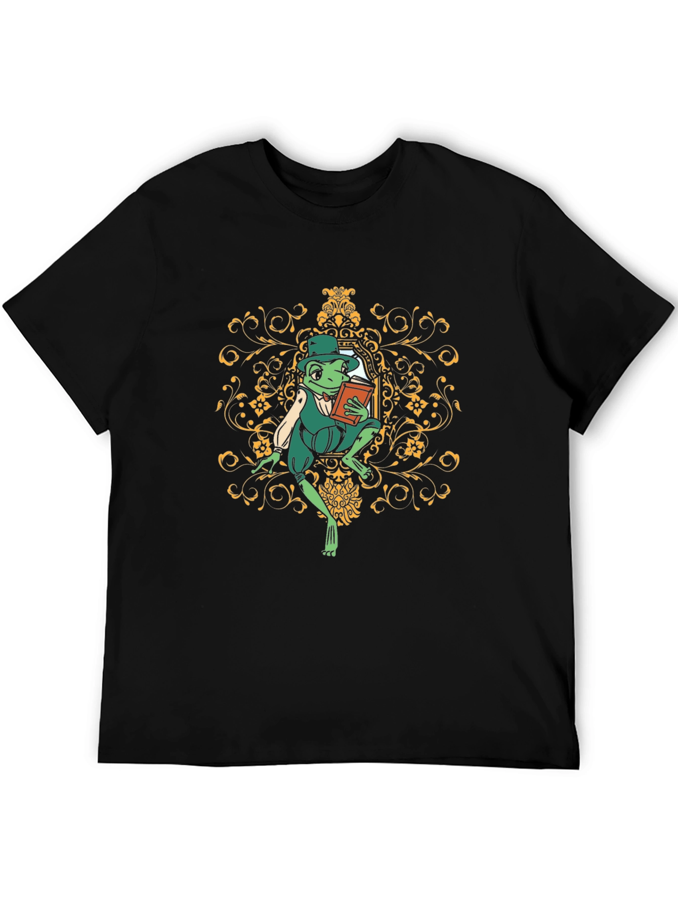 Frog Reader Graphic T-Shirt