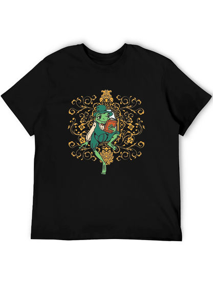Frog Reader Graphic T-Shirt