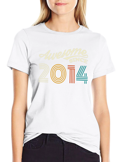 Awesome Since 2014 Graphic T-Shirt
