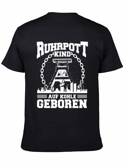 Ruhrpott Kind Coal Miner T-Shirt - Black Graphic Tee