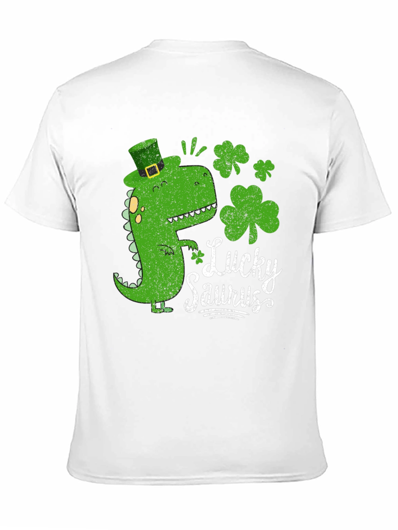 Lucky Saurus Black T-Shirt