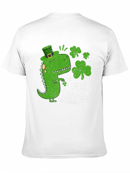 Lucky Saurus Black T-Shirt