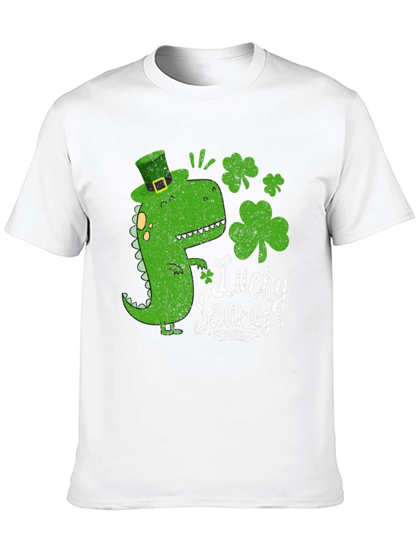 Lucky Saurus Black T-Shirt