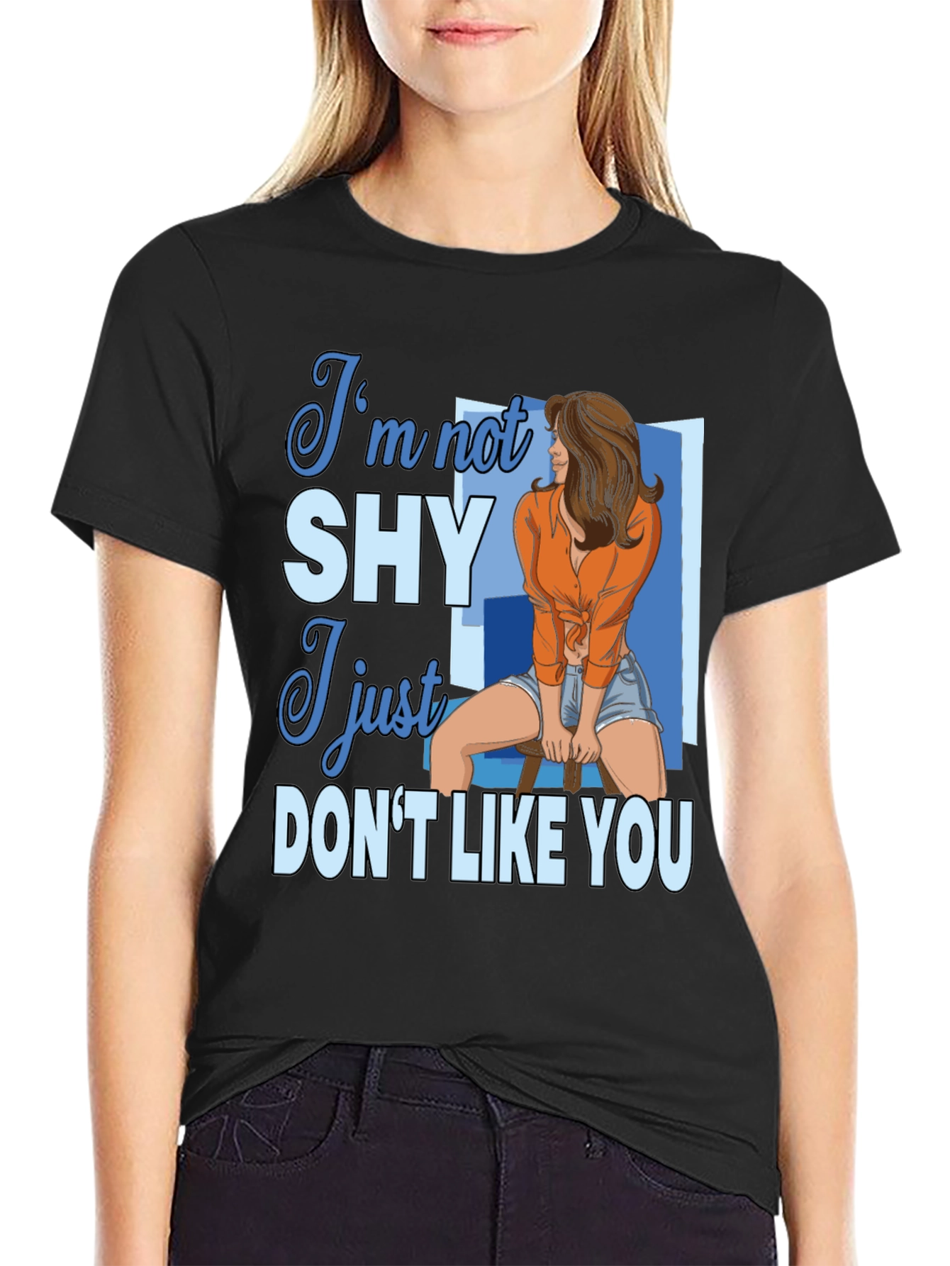 Im Not Shy Graphic Tee - Unisex Cotton T-Shirt