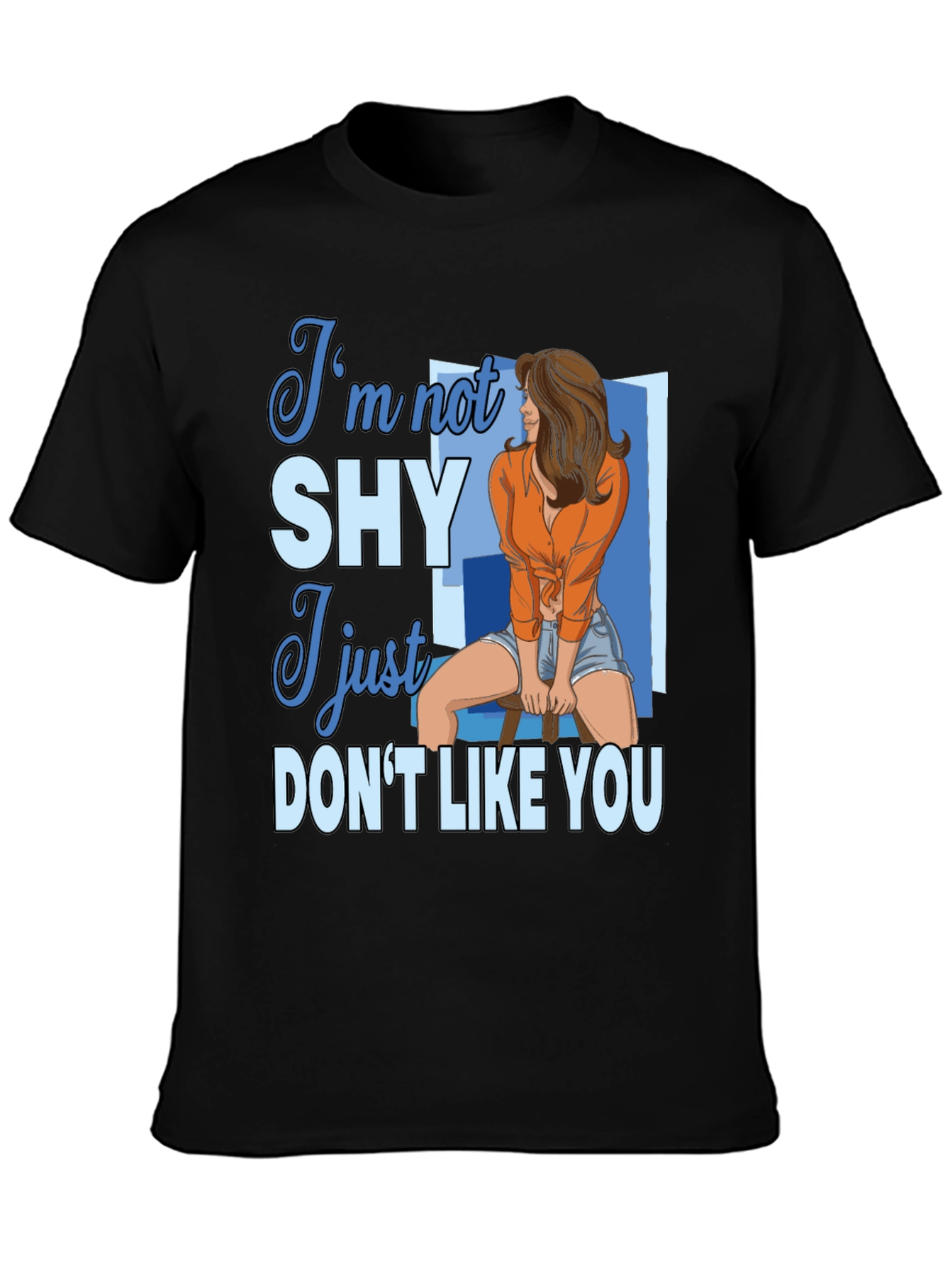 Im Not Shy Graphic Tee - Unisex Cotton T-Shirt