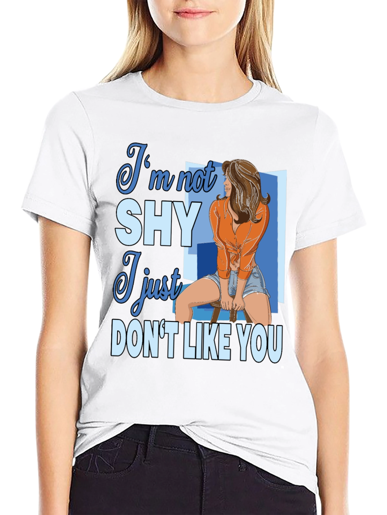 Im Not Shy Graphic Tee - Unisex Cotton T-Shirt