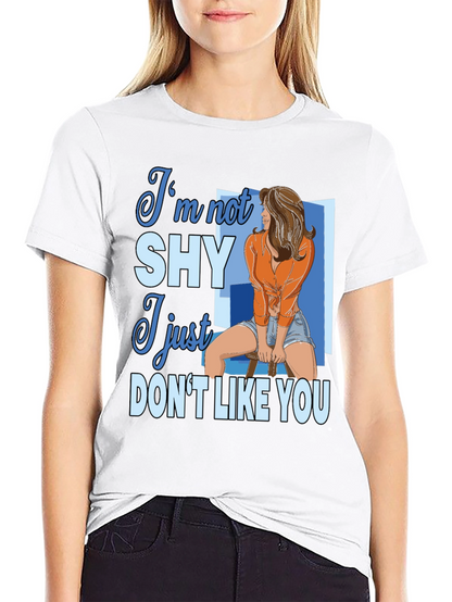 Im Not Shy Graphic Tee - Unisex Cotton T-Shirt
