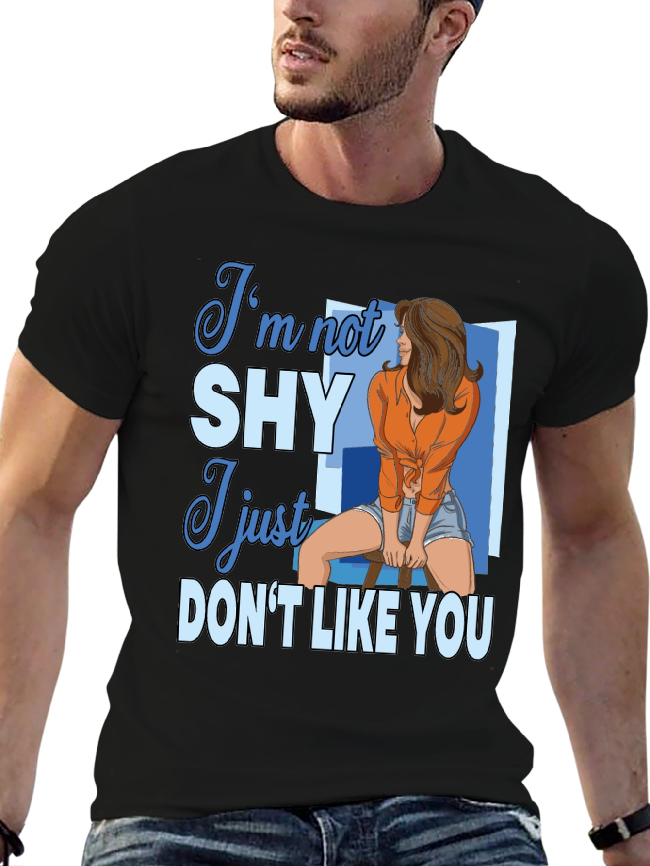 Im Not Shy Graphic Tee - Unisex Cotton T-Shirt