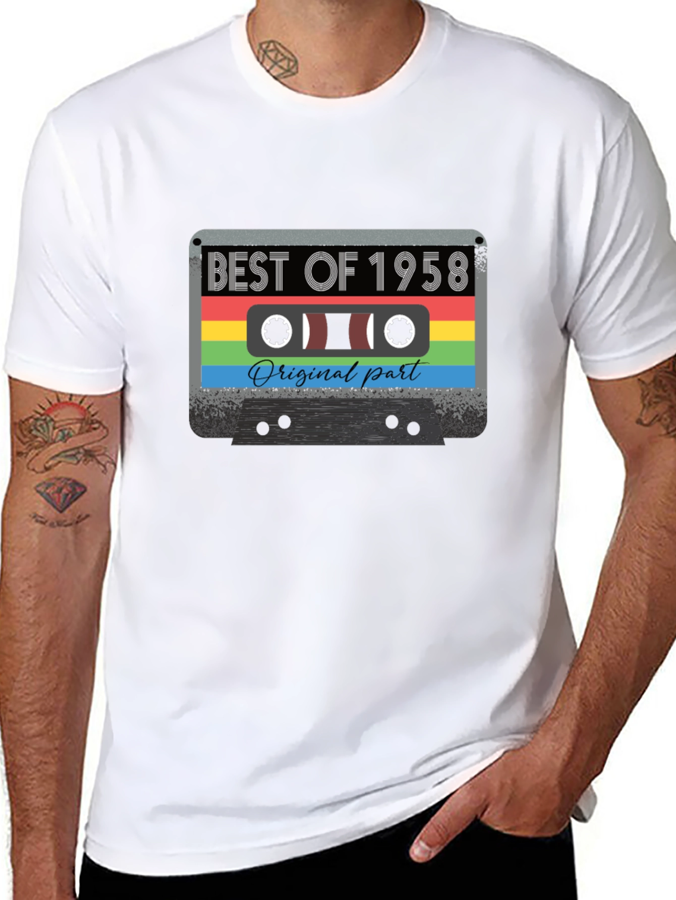 Best of 1958 Cassette Tape Graphic Tee