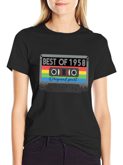 Best of 1958 Cassette Tape Graphic Tee