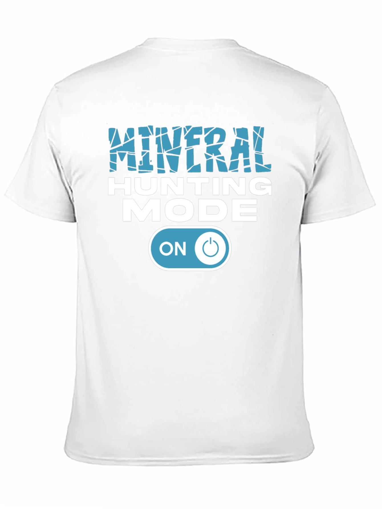 Mineral Hunting Mode On Black Graphic Tee