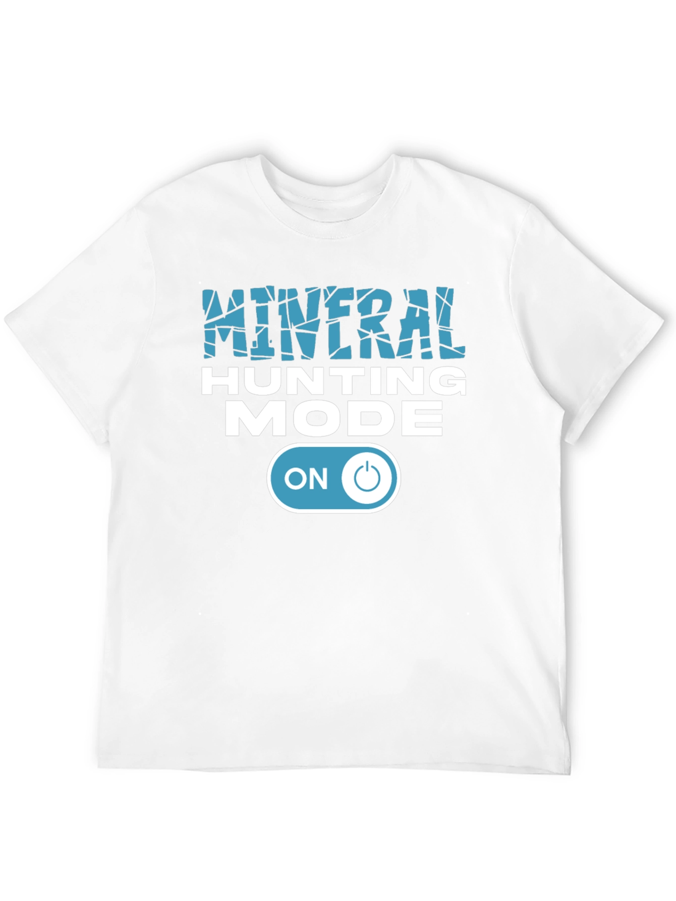 Mineral Hunting Mode On Black Graphic Tee