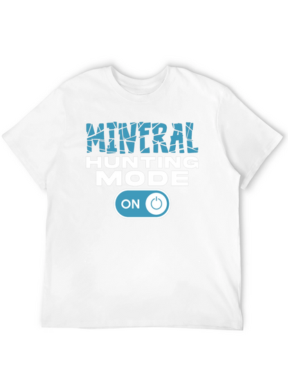 Mineral Hunting Mode On Black Graphic Tee