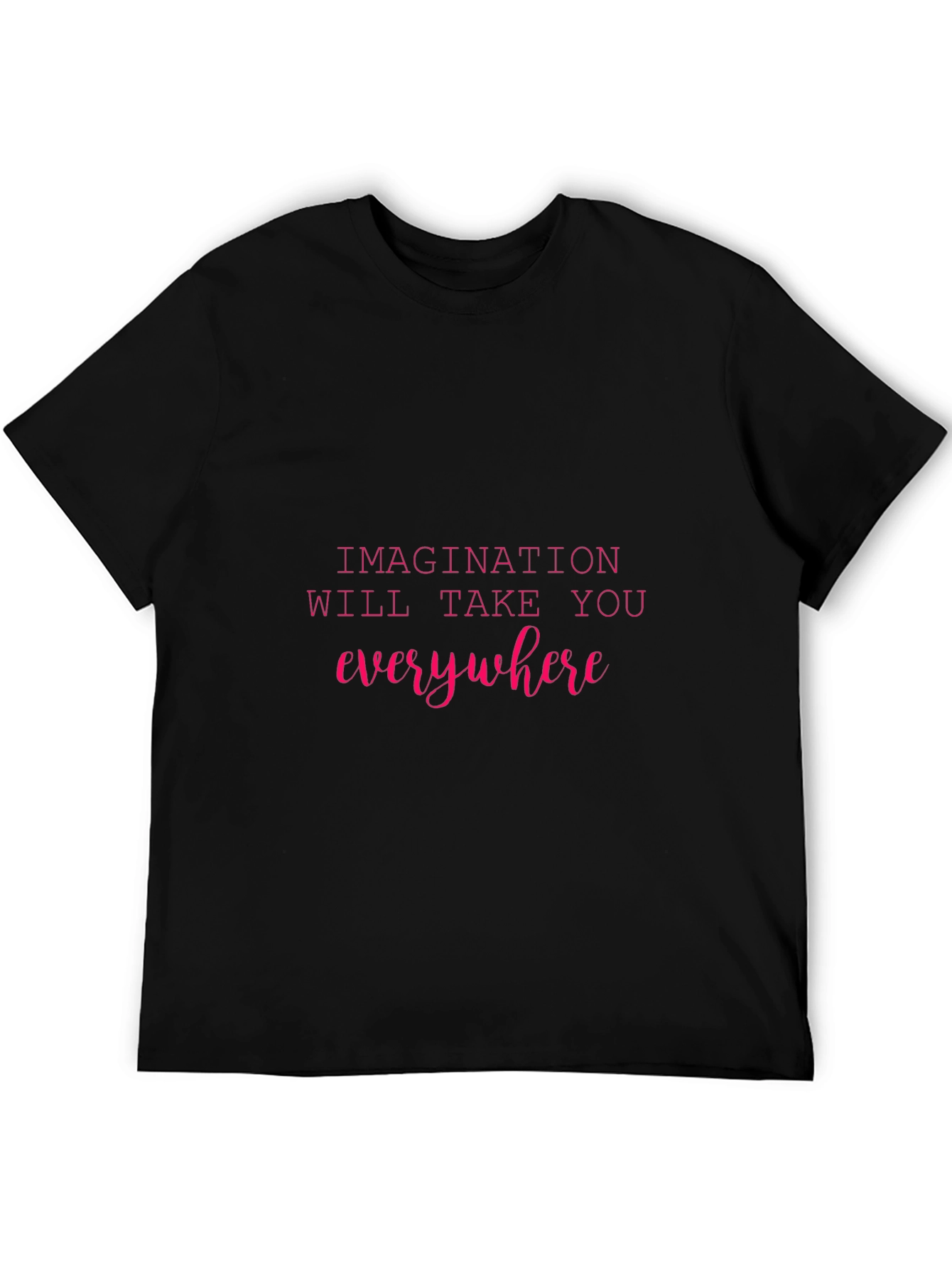 Imagination T-Shirt - Black Cotton Blend