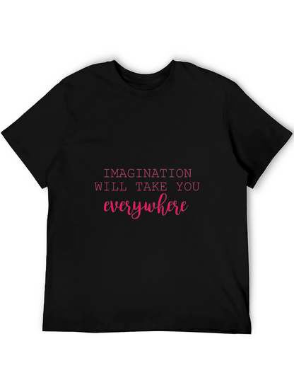 Imagination T-Shirt - Black Cotton Blend