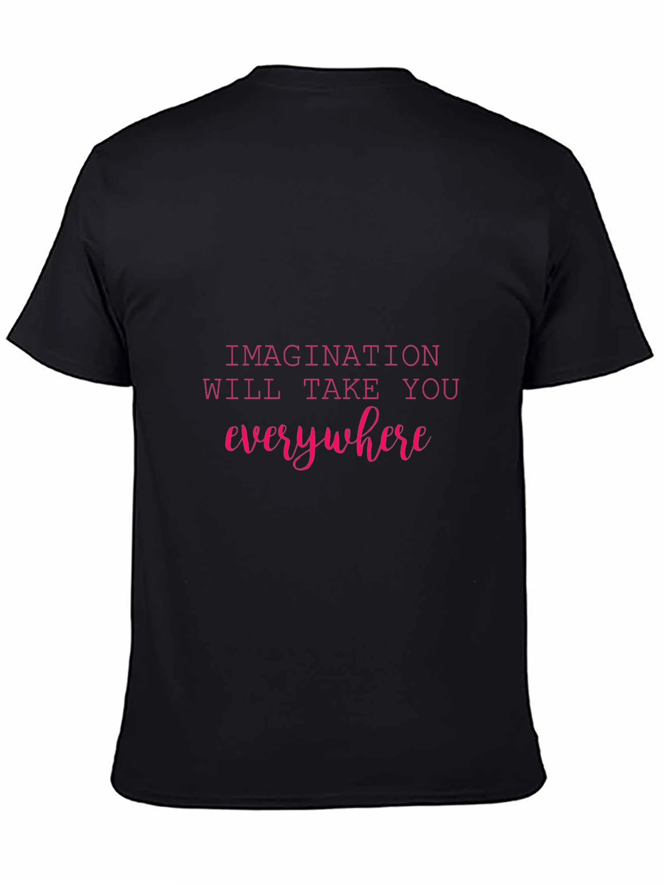 Imagination T-Shirt - Black Cotton Blend