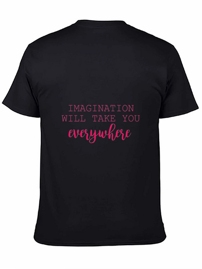 Imagination T-Shirt - Black Cotton Blend