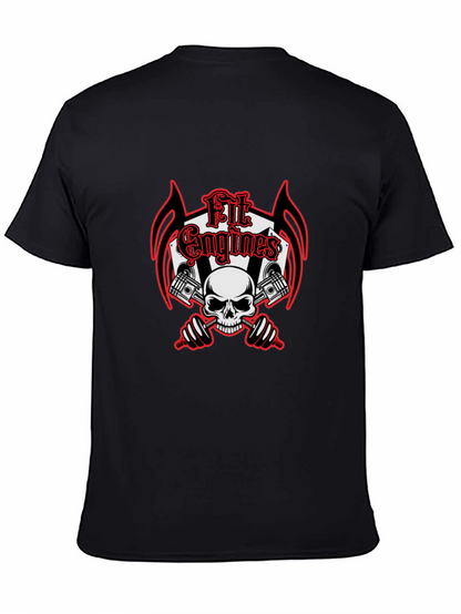 Fit Engines Skull & Dumbbells Graphic T-Shirt