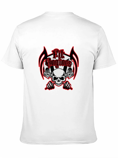 Fit Engines Skull & Dumbbells Graphic T-Shirt